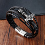 Braided anchor bracelet