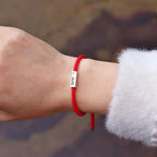 Braided ID Bracelets for Couples "Love" 