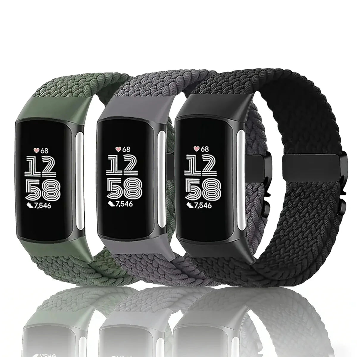 Braided watch band for Fitbit Charge 5, Charge 6