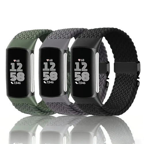 Braided watch band for Fitbit Charge 5, Charge 6