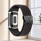Braided watch band for Fitbit Charge 5, Charge 6 black multi
