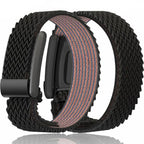 Black nylon watch strap for Google Fitbit Air