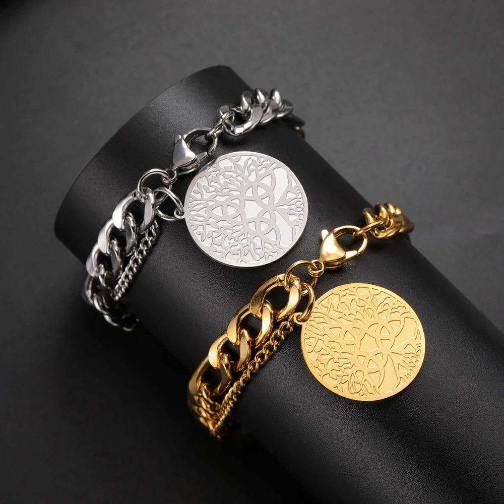 Triquetra Trinity Knot Bracelet silver