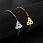 Triquetra Bracelet Irish Trinity Knot silver