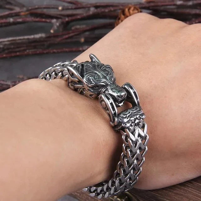 Viking Fenrir Bracelet for Men