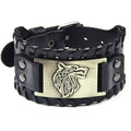 Viking Fenrir Wolf Bracelet gold