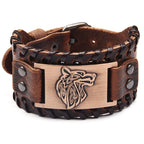 Viking Fenrir Wolf Bracelet rose gold