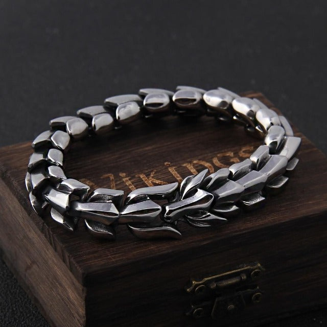 Viking Ouroboros Bracelet