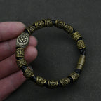 Viking Celtic Runes Bracelet bronze
