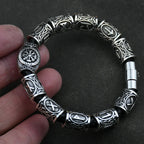 Viking Celtic Runes Bracelet silver