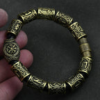 Viking Celtic Runes Bracelet bronze
