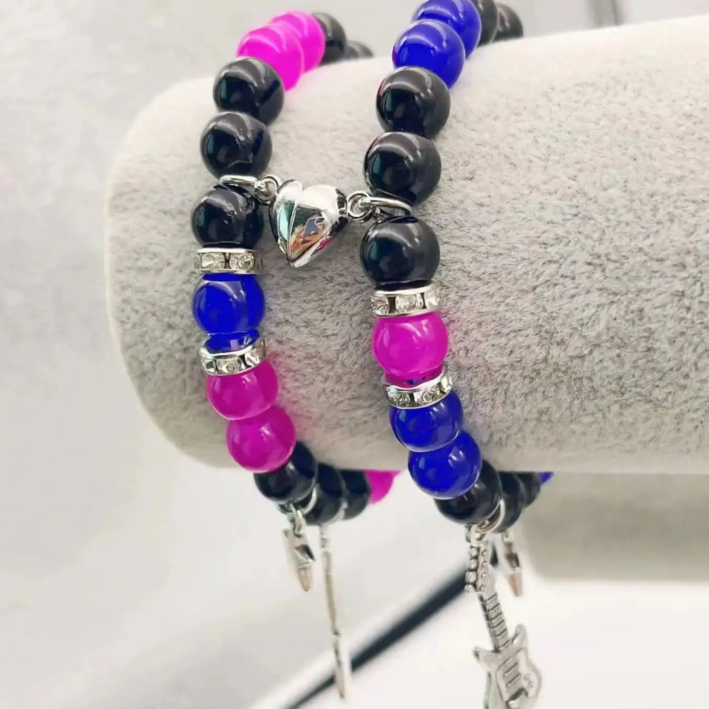 Magnetic Gourmet Guitar Couples Bracelets