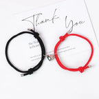 Bracelets for Gourmette Heart Magnetic Friend Couples 4