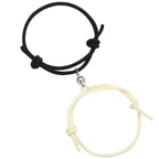 Bracelets for Gourmette Heart Magnetic Friend Couples 6
