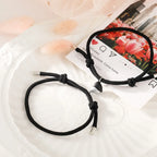 Bracelets for Gourmette Heart Magnetic Friend Couples