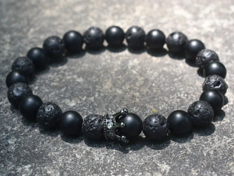 Bracelets for Couples Gourmette King & Queen Crown