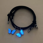 Bracelets for Couples Glow-in-the-Dark Butterfly Chain