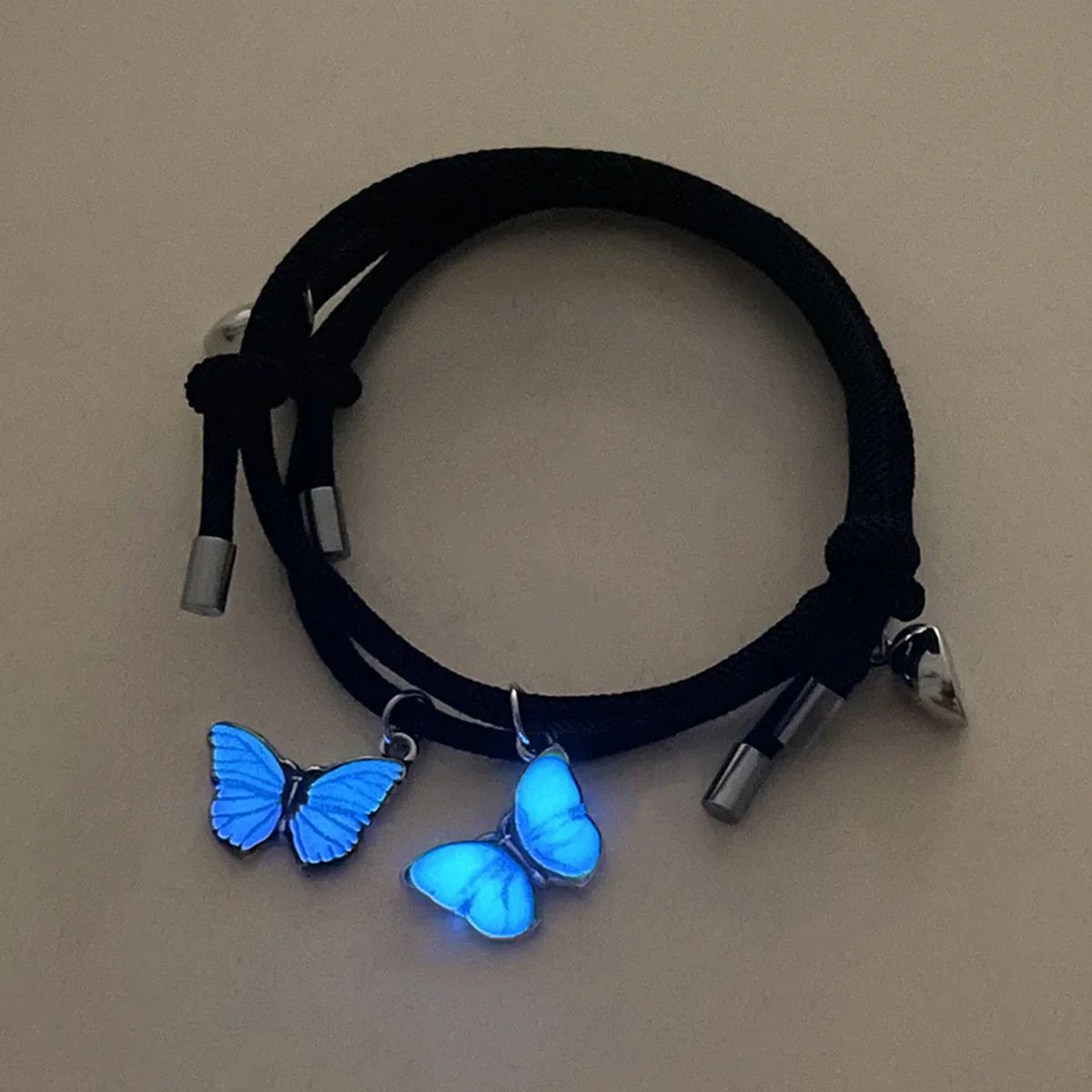 Bracelets for Couples Glow-in-the-Dark Butterfly Chain