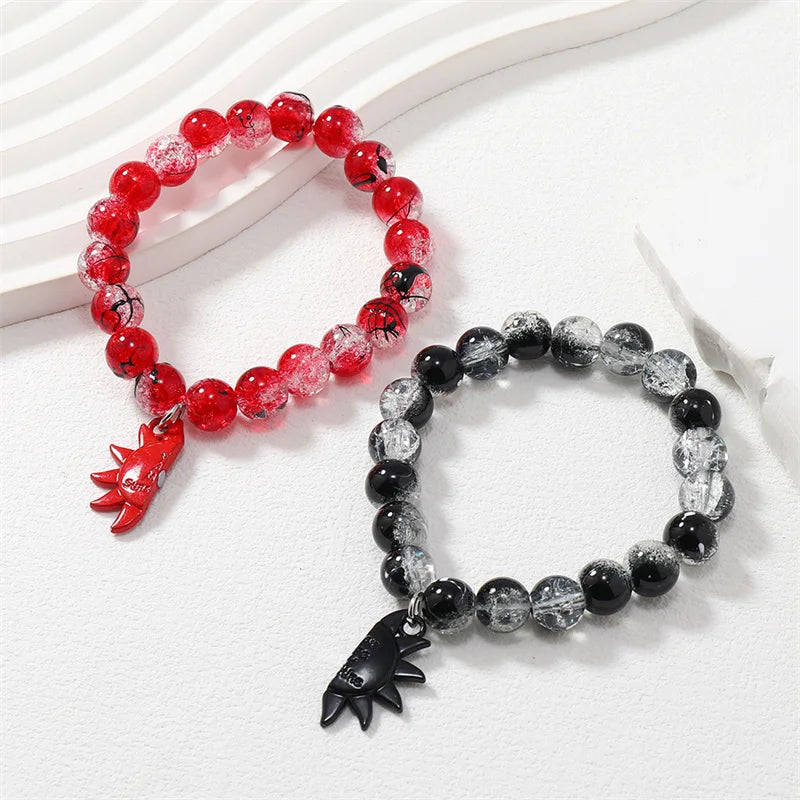 Romantic Magnetic Gourmette Couple Bracelets 4