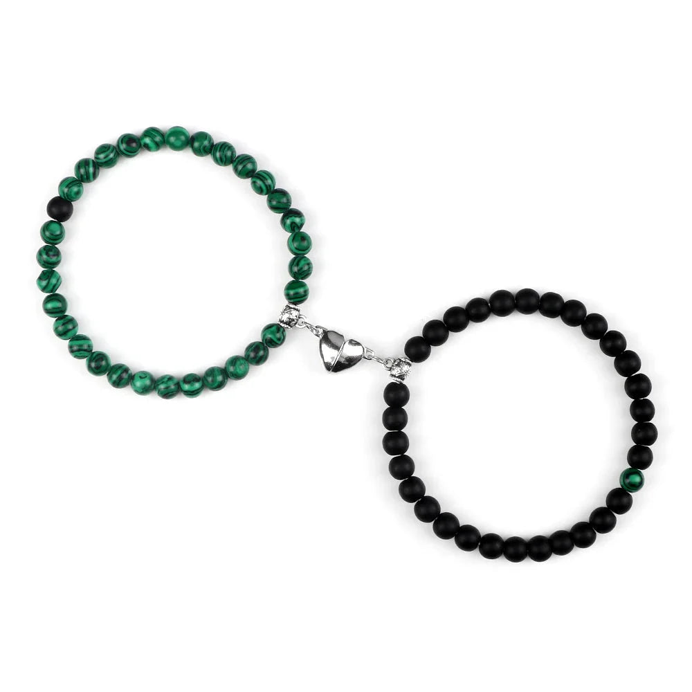 Bracelets for Couples Magnetic Link Beads