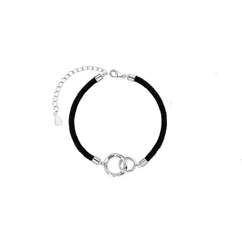 Romantic Couples Bracelets Chain Rings for Men