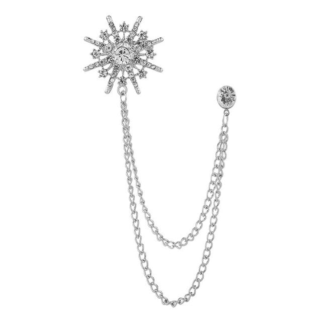 Star Lapel Pin – Elegant Suit Brooch