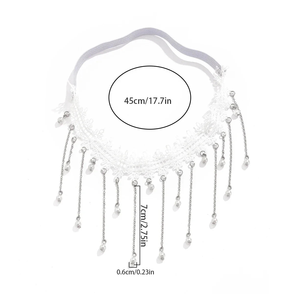 White Thigh Chain - Thigh Body Jewelry Woman Leg