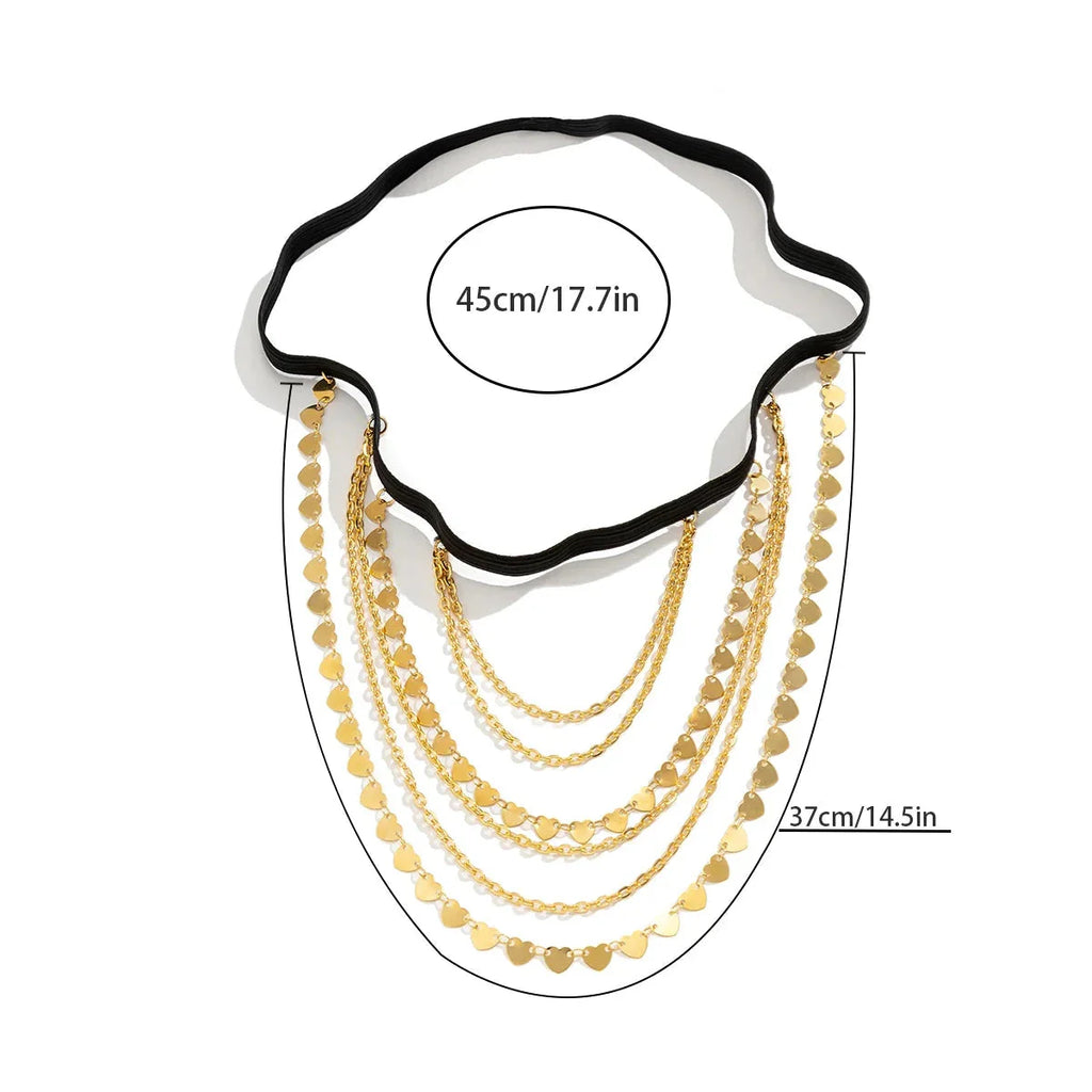 Heart Thigh Chain - Thigh Jewelry Leg Body Thigh Woman