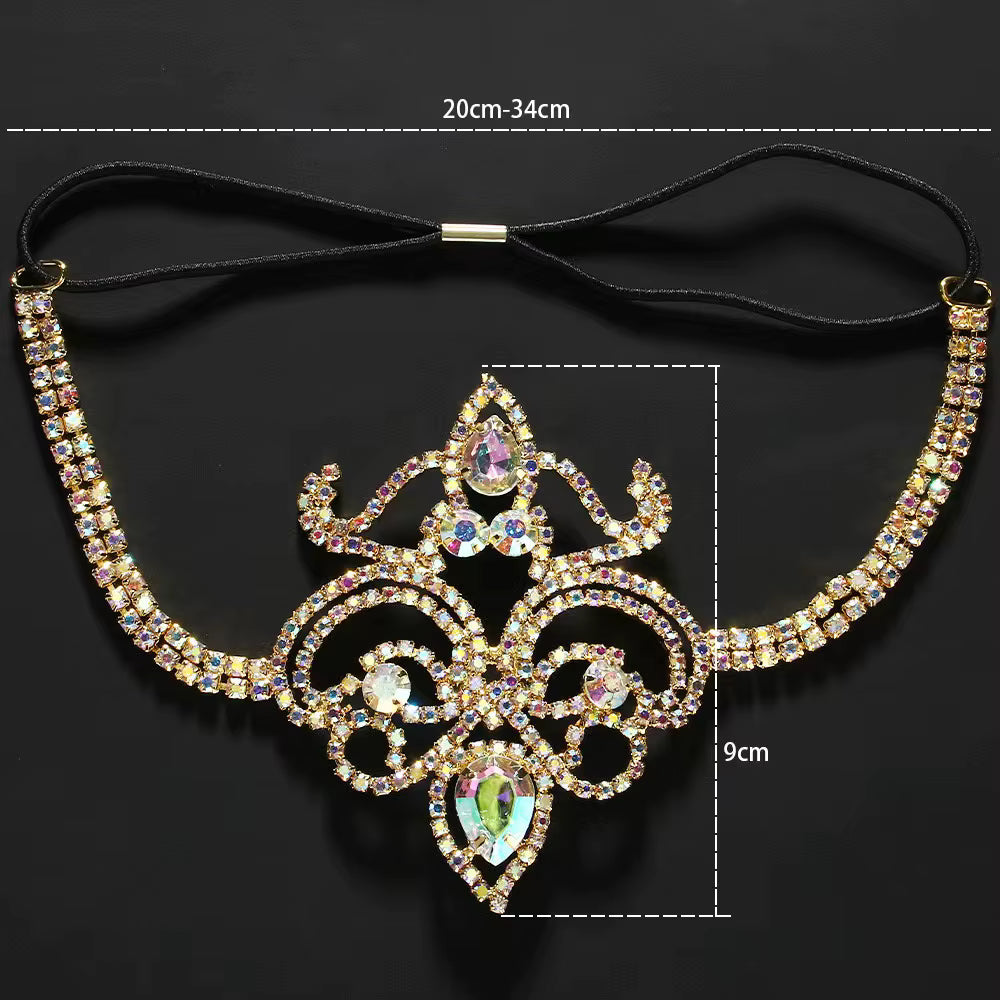 Colorful thigh chain - leg jewelry for women
