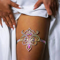 Colorful thigh chain - leg jewelry for women