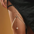 Pearl Thigh Chain - Body Thigh Jewelry Thigh Leg Woman