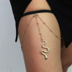 Snake Thigh Chain Leg - Body Thigh Jewelry Women's Thigh Gold