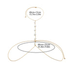 Women's Threaded Chain Pearl Necklace