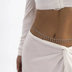 Hip Chain - Women's Waist and Belly Jewelry silver