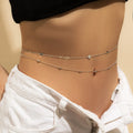 Hip Chain - Silver Women's Waist and Belly Jewelry