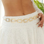 Boho hip chain - waist and belly jewelry for women gold