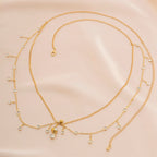 Hip and navel chain - waist and belly jewelry for women