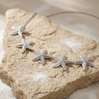Starfish hip chain - waist and belly jewelry for women silver