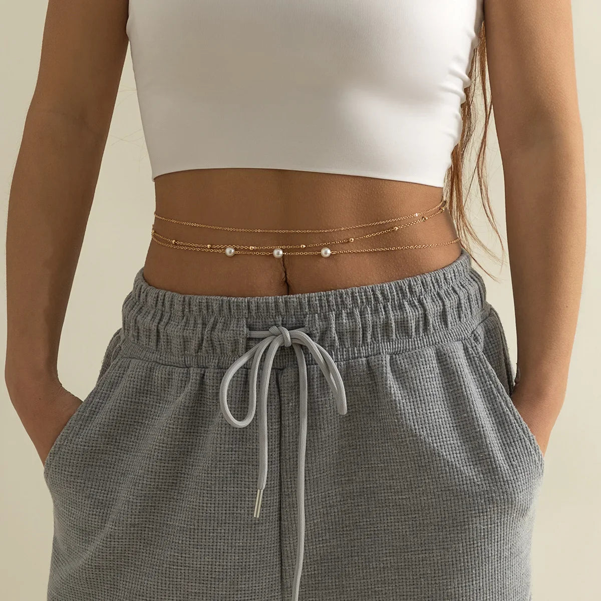 Women's Hip Chain - Waist Jewelry and Belly Ornament