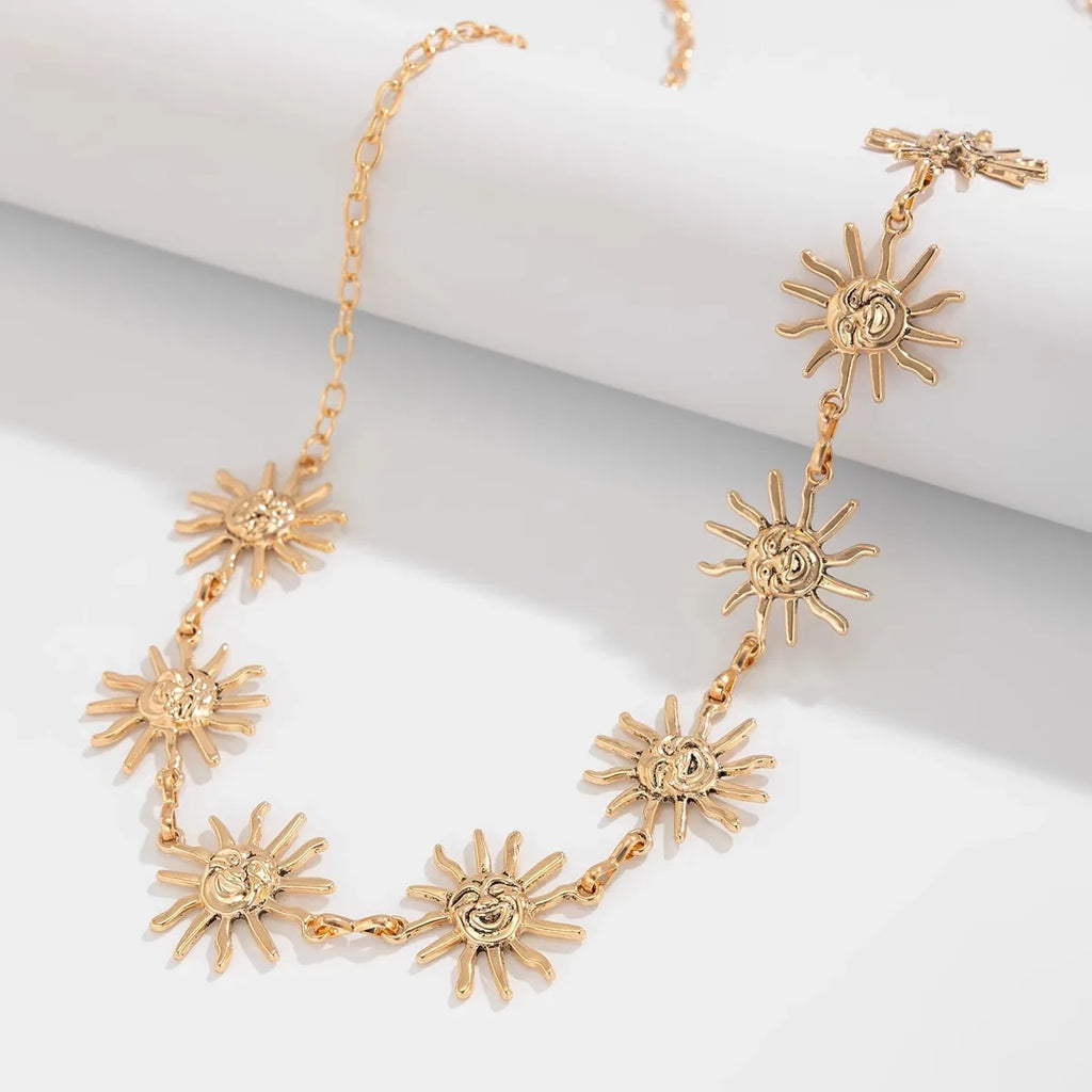 Sun hip chain - waist and belly jewelry for women