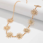 Sun hip chain - waist and belly jewelry for women