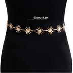 Sun hip chain - waist and belly jewelry for women