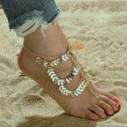 Decorated Foot Chain - Women's Foot Jewelry