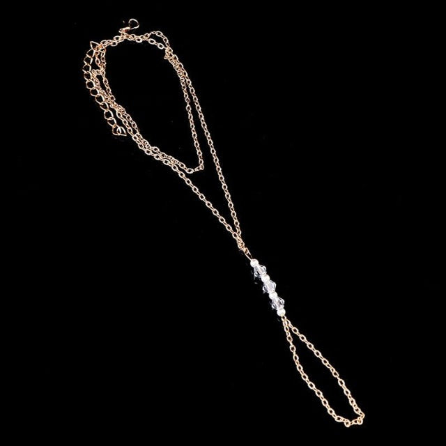 Gold and Silver Anklet for Women gold
