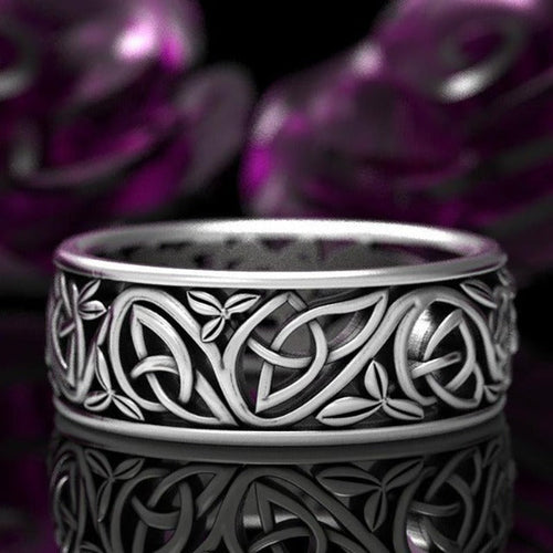 Celtic Signet Ring Women Men