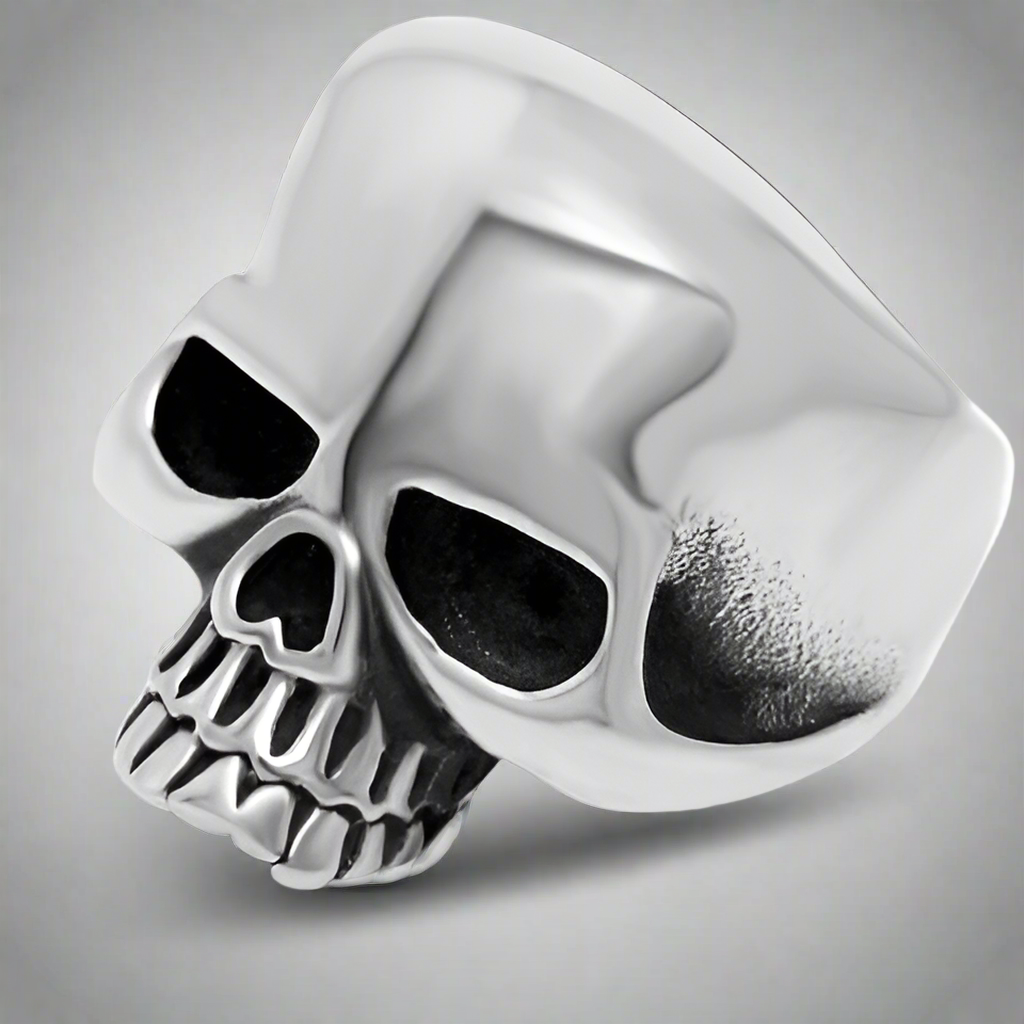 Skull Head Signet Ring