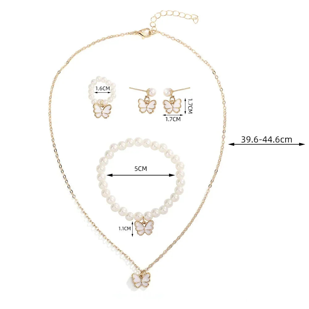 Box of 4 Butterfly Jewelry