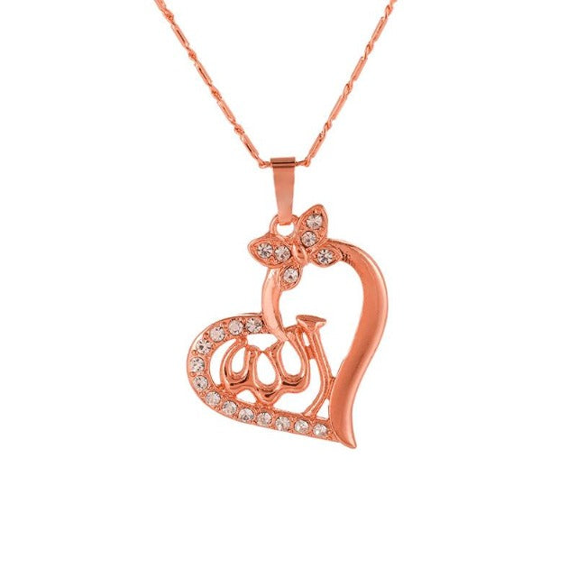 Allah Necklace Gold rose gold