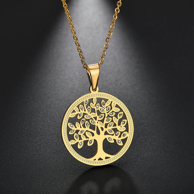 Tree of Life Gold Necklace