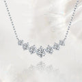 Artemis Spark Arc Necklace - Moissanite